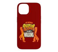 Life Without Rhythm Is Just Walking Retro Disco Groove Case for iPhone 14