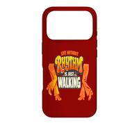 Life Without Rhythm Is Just Walking Retro Disco Groove Case for iPhone 17 Pro