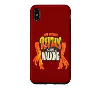 Life Without Rhythm Is Just Walking Retro Disco Groove Case for iPhone XS Max
