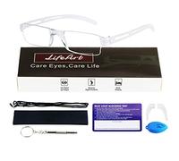 LifeArt 1 Pair Reading Glasses, Blue Light Blocking Glasses, Computer Reading Glasses for Women Men, Fashion Rectangle Eyewear Frame (Clear, 1.50 Magnification)