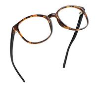 LifeArt Blue Light Blocking Glasses, Computer Reading Glasses, Gaming Glasses, TV Glasses for Women Men, Anti Glare (Tortoise, 0.75 Magnification)
