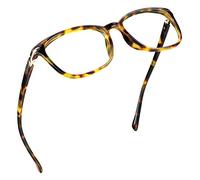 LifeArt Blue Light Blocking Glasses, Computer Reading Glasses, Gaming Glasses, TV Glasses for Women Men, Anti Glare (Brown Tortoise, 1.75 Magnification)
