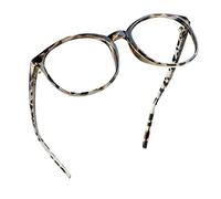 LifeArt Blue Light Blocking Glasses, Computer Reading Glasses, Gaming Glasses, TV Glasses for Women Men, Anti Glare (Leopard, 1.00 Magnification)