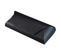 LifeArt Hard Shell Eyeglasses Case, Portable PU Leather Sunglasses Case for Men and Women (Black)