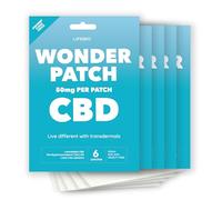 Lifebio Wonder Patch - CBD Topical Patches - 30 Patches - 50mg Per Patch, Transparent