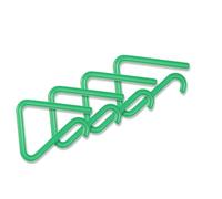 LifeChic Tablecloth Clips Set 4 Plastic 5x4cm Green Clear - Table Cloth Clips 1-3cm