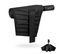 Lifecoasis Automatic Folding Umbrella Windproof Travel Umbrella with 8 Reinforced Ribs, One-Touch Open/Close, Easy-Fold Memory Patch, Compact Size for Backpack or Car