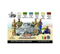 Lifecolor CS14 WWII Italian Army Uniform Acrylic Paint Set