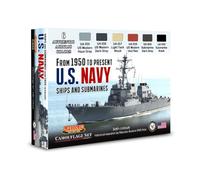 Lifecolor CS52 US Navy Ships and Submarines From 1950 to Present Acrylic Paint Set