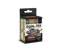 LIFECOLOR - Dual-tex Paint Set 1970/80 Us Army Camouflage |lifecolor|cf05| 4x22ml Model Tank Promo
