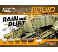 LifeColor Liquid Pigments 6-Set LP03 RAIN and RUST