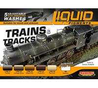 LifeColor Liquid Pigments 6-Set LP05 TRAINS & TRACKS