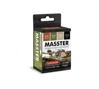 LIFECOLOR - Paint Set Masster 1970/80 Us Army Camouflage |lifecolor|cf04| 4x22ml Model Tank Promo