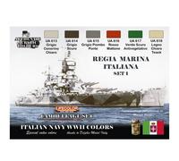 LifeColor Paint Sets Italian Regia Marina set 1 (22ml x 6)