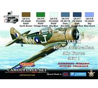 Lifecolor XS01 WII Royal Australian Air Force Acrylic Paint Set Set1