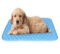 LIFECOSM Dog Cooling Mat,Non-Slip Reusable Self Cooling Mat for Dogs Cats,Resistant Pet Cool Mats Washable Cool Pads for Summer (M)