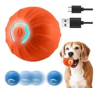 LIFECOSM Interactive Pet Toy Automatic Rolling Ball Dog Toy,Electric Dog Ball Toy with LED Flash Light,Rechargeable USB Automatic Bouncing Balls,360° Smart Automatic Rolling Ball Toy for Dog Cat