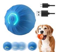 LIFECOSM Interactive Pet Toy Automatic Rolling Ball Dog Toy,Electric Dog Ball Toy with LED Flash Light,Rechargeable USB Automatic Bouncing Balls,360° Smart Automatic Rolling Ball Toy for Dog Cat