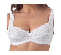 Lifeessentials11 LE-11 Women's Front Fastening Comfort Wireless Bra (Pack of 2) (42E, Black & White)