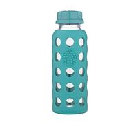 Lifefactory Glass Bottle with Flat Cap, 260 ml, Kale