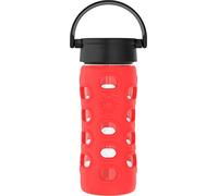Lifefactory Glass Hydration Bottle Apple Red 350 ml