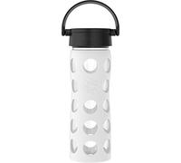 Lifefactory Glass Hydration Bottle Arctic White 475 ml