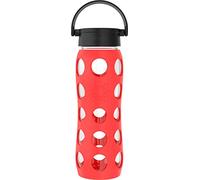 Lifefactory Glass Hydration Bottle Poppy 650 ml