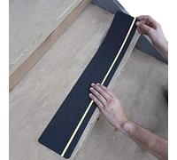 LifeGrip Anti Slip Traction Treads with Glow in Dark Stripe (10-Pack), 4" X 28", Best Grip Tape Grit Non Slip, Outdoor Non Skid Tape, High Traction Friction Abrasive Adhesive for Stairs Step
