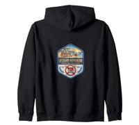 Lifeguard Association Vintage-Style Rescuing Zip Hoodie