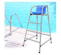 Lifeguard Observation Chair, Stainless Steel with Seat Hook Sunshade, for Pool Water Park Safety Monitoring