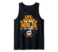 Lifeguard on the Day Ninja at Night - Best Savior Tank Top