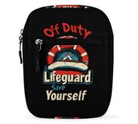 Lifeguard Save Yourself Mini Crossbody Bag Unisex Anti-Theft Side Shoulder Bags Travel Small Messenger Bag