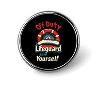 Lifeguard Save Yourself Round Enamel Brooch Pin Button Badges Decoration Hat Clothing Bag Accessories Gift Crafts