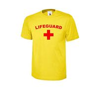 Lifeguard Unisex Men's Women T-Shirt, Beach Guard UNIFORM Workwear Bouncer Adults Tee Top