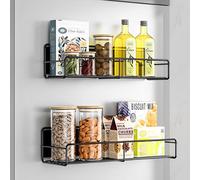 Lifeideas 2PCS Magnetic Fridge Storage Shelf with Hooks | TJ Hughes