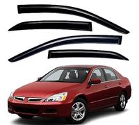 Lifeinfinity Original 4pcs Side Window Deflectors, Outside Mount Tape-On Rain Guards Set, Nice Side Window Visors Compatible with 2003-2007 Honda Accord 4-Door Sedan Only |94943|
