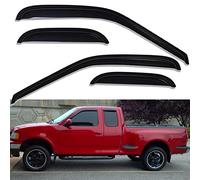 Lifeinfinity Original 4pcs Side Window Deflectors, Outside Mount Tape-On Rain Guards, Window Visors Compatible with Ford F-150 97-03 Super/Extended Cab 97-99 F250 Light Duty Super/Extended Cab 94808