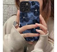 LIFEKA Vintage Dark Graffiti Flowers Leather Texture Phone Case For iPhone 14 11 12 13 Pro Max 15 Pro max Soft Silicone Aesthetic Cover,b,For iPhone 13
