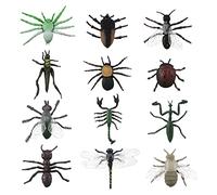 Lifelike Animal Models for Kids Educational Biology Science Toys Realistic Figures DIY Crafts Learning (A, One Size)