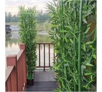 Lifelike Artificial Bamboo Plant - for Indoor and Outdoor Decoration, 1m to 2m Tall(100x18x18.5cm-18 Pole 2m Tall)