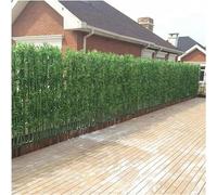 Lifelike Artificial Bamboo Plant with Base - Greenery Wall Decor for Indoor & Outdoor Spaces(100x18x18.5cm-18 Pole 1.5mTall)