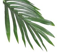 Lifelike Artificial Cycus Palm Tree with Pot 80 cm, 21 Green Leaves, Polyester Artificial Plant, Easy to Clean, Standing, Ideal for Living Room, Office, Balcony, Indoor and Outdoor Decoration