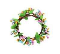 Lifelike Artificial Door Wreath, Extra Large Spring Wreaths for Front Door Adult Easters Wreaths Making Kit Summer Wreaths for Front Door Colorful Garland for Easter-Day Holiday Home Party Wall Decor