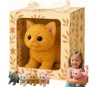 Lifelike Cat Toy - Brings endless joy and warmth, moves like a real cat, walks, meows, and wags its tail.