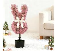 Lifelike Easter Bunny Topiary Tree, Premium Artificial Rabbit Topiary for Indoor & Outdoor Easter Decor, Perfect for Porch, Garden & Spring Displays