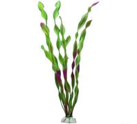 Lifelike Fish Tank Plants 30cm Artificial Aquatic Greenery - PE Coconut Tree Decor Set Ornaments for Tropical Tanks Colorful Aquarium Accessories 10pcs(10#-02 Purple-Green)