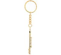 Lifelike Flute Key Ring Decoration for Musicians and Collectors 4.7in
