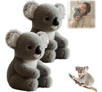 Lifelike Koala Plush Toy, Soft Breathing Stuffed Animal for Stress Relief and Emotional Support, Cozy Snuggles for All Ages