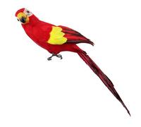 Lifelike Parrot - Multiuse Bird Action Figures - Yard Ornaments For Home Office Private Garden Zoo Public Park Holiday Party And Wedding Ceremony