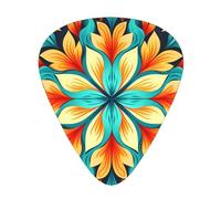 Lifelike Petals Guitar picks in thin, medium, and thick sizes, 12-piece set, suitable for electric guitar and various instruments